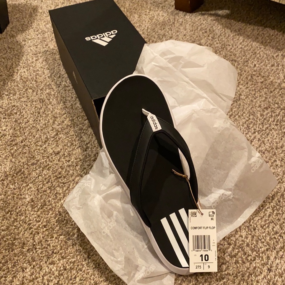 Adidas flip flops